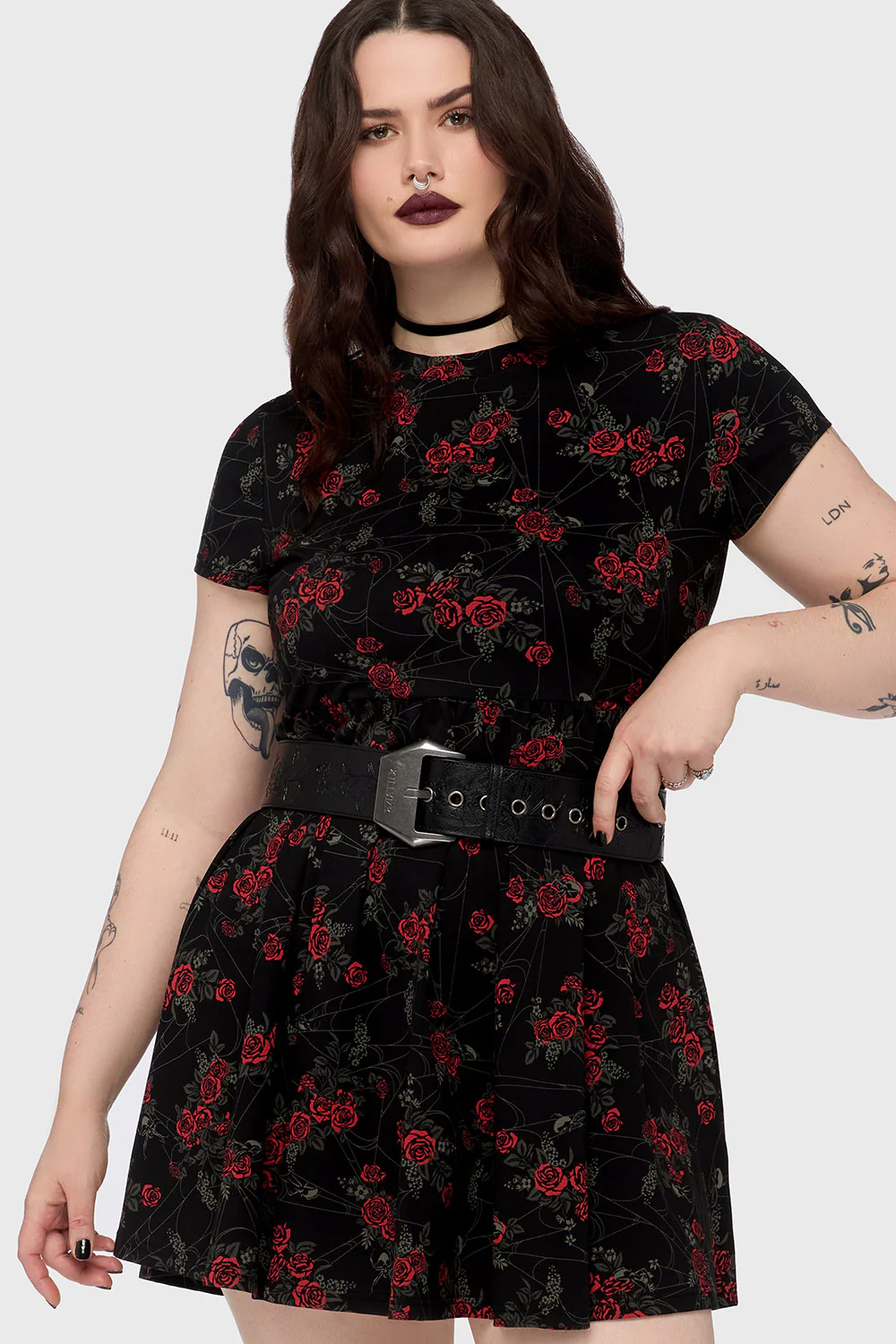 Devil's Darling Debossed Belt - Image 3