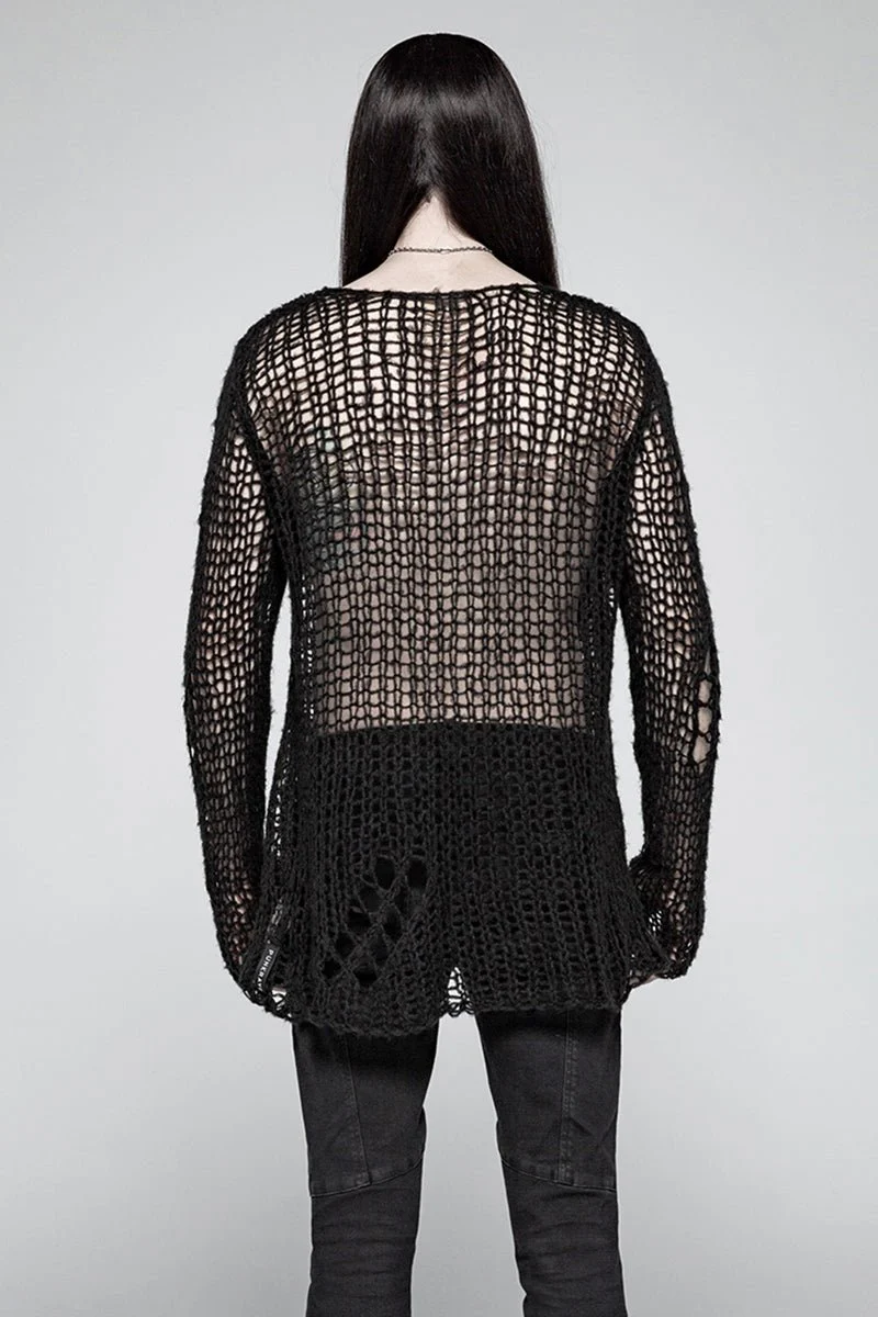 Doom Metal Shredded Sweater Top [Unisex] - Image 4