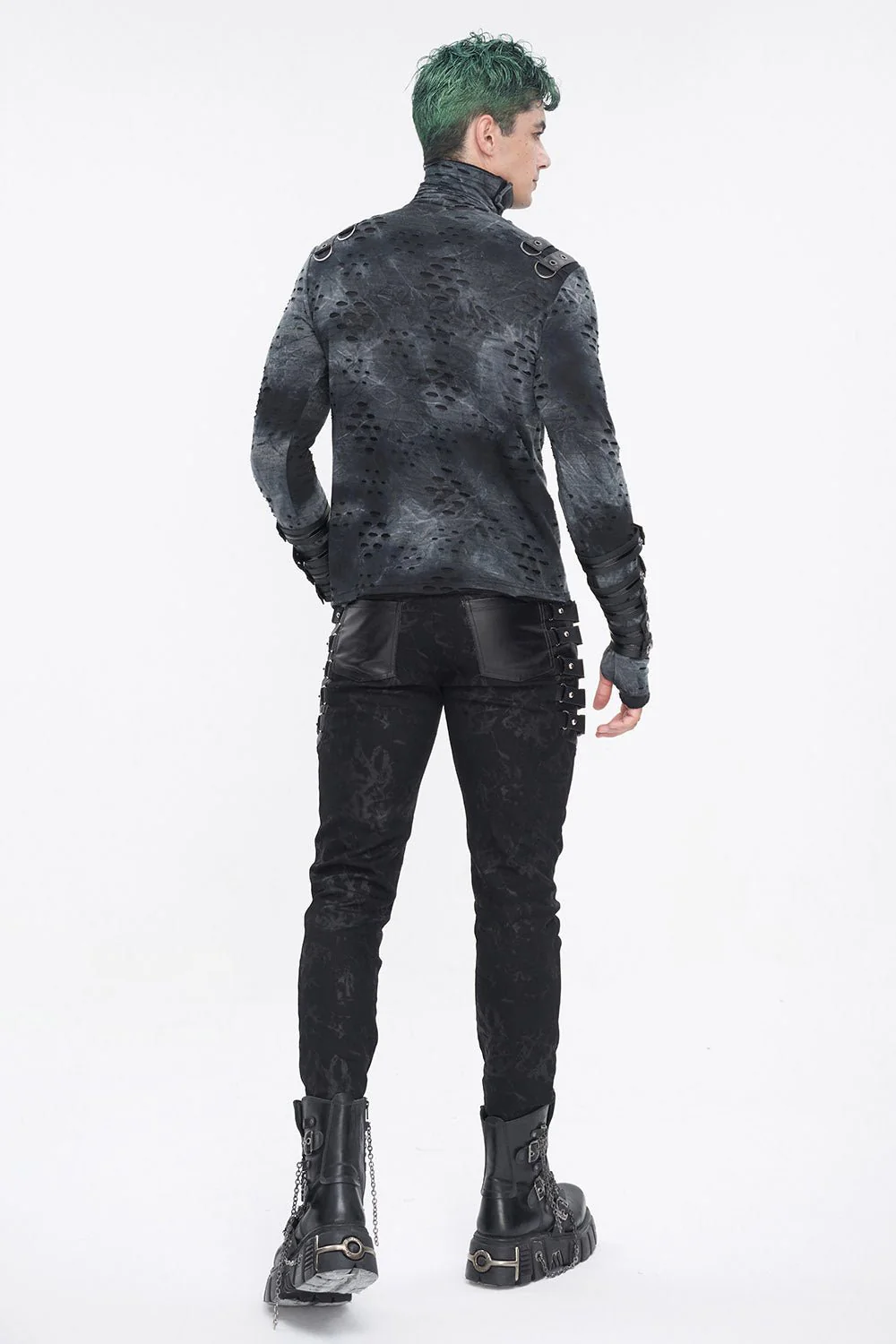 Doomsday Distressed Skinny Jeans - Image 9