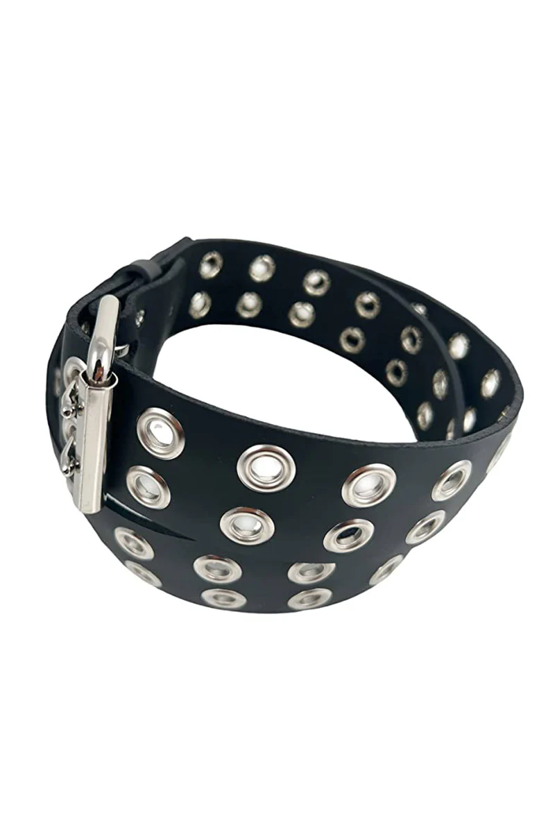 Punk AF Metal Eyelet Belt - Image 2
