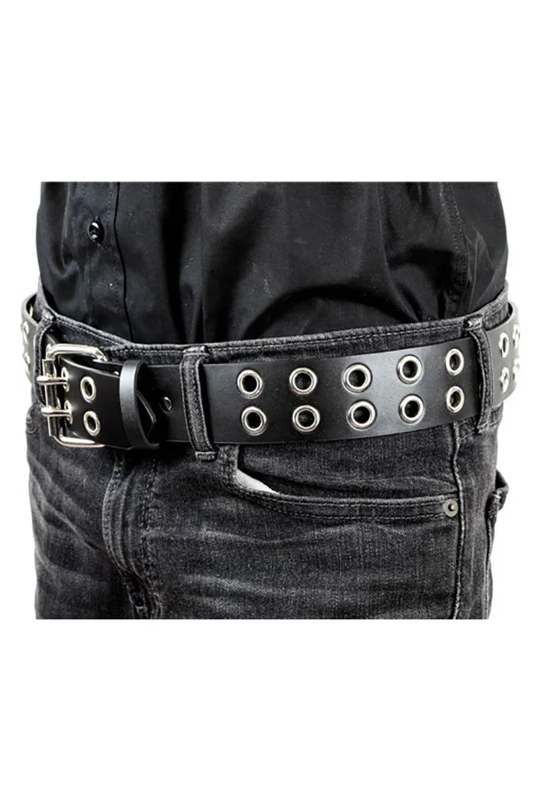 Punk AF Metal Eyelet Belt - Image 5