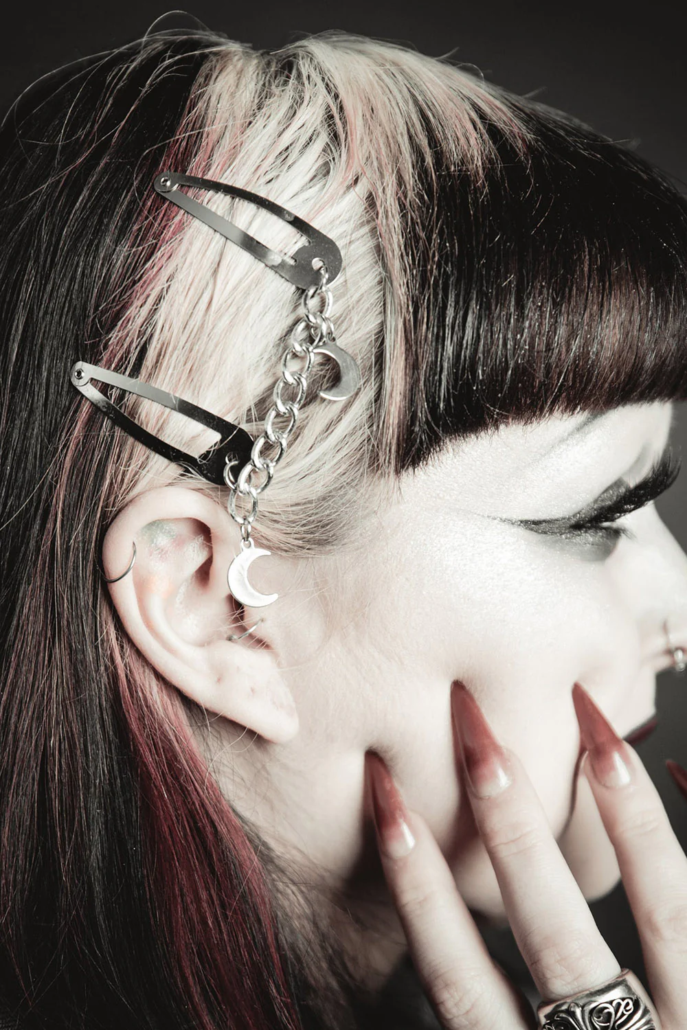 Double Moon Hair Clips - Image 5