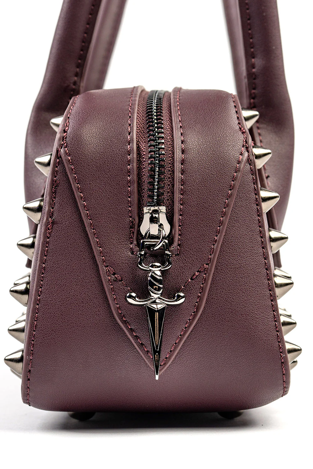Dravena Spiked Baguette Bag [Multiple Colors] - Image 7