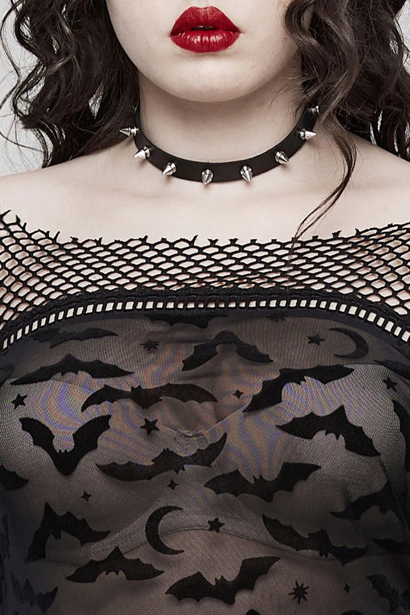 Dread Bat Fishnet Mesh Top - Image 2