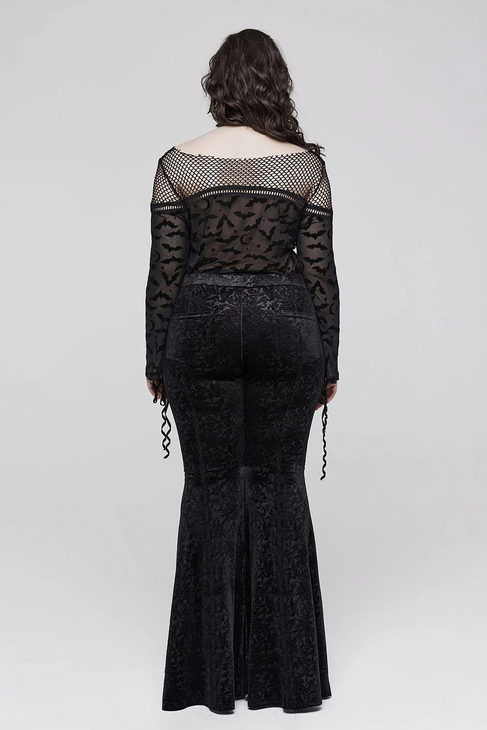 Dread Bat Fishnet Mesh Top - Image 5