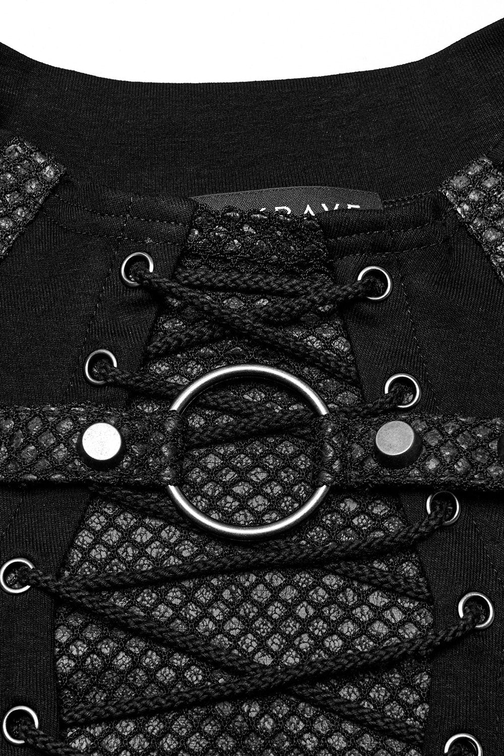 Dread Gothic Laced Up Shirt - Image 6