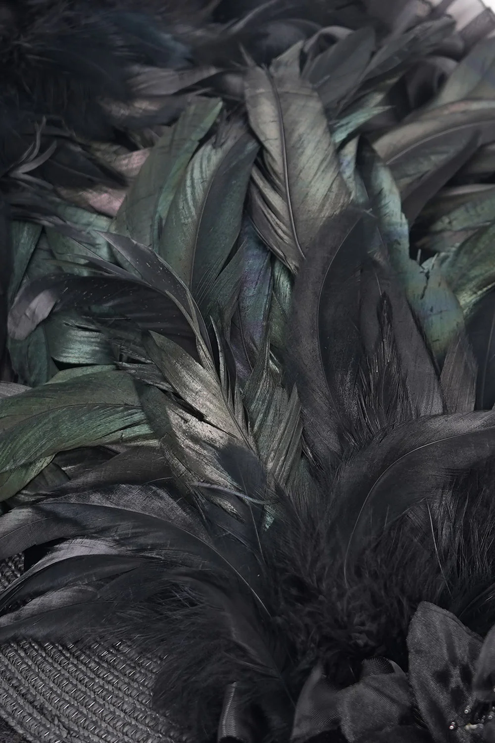 Duchess Dread Feathered Hat - Image 12