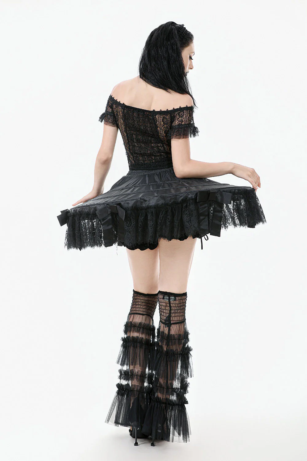 Duchess Ribbon Bow Hoop Skirt - Image 4