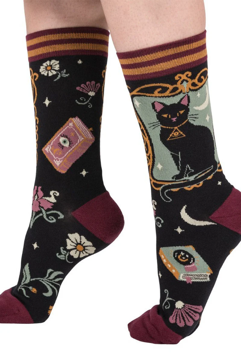 Duchess Shadowfloof's Mew World Order Crew Socks