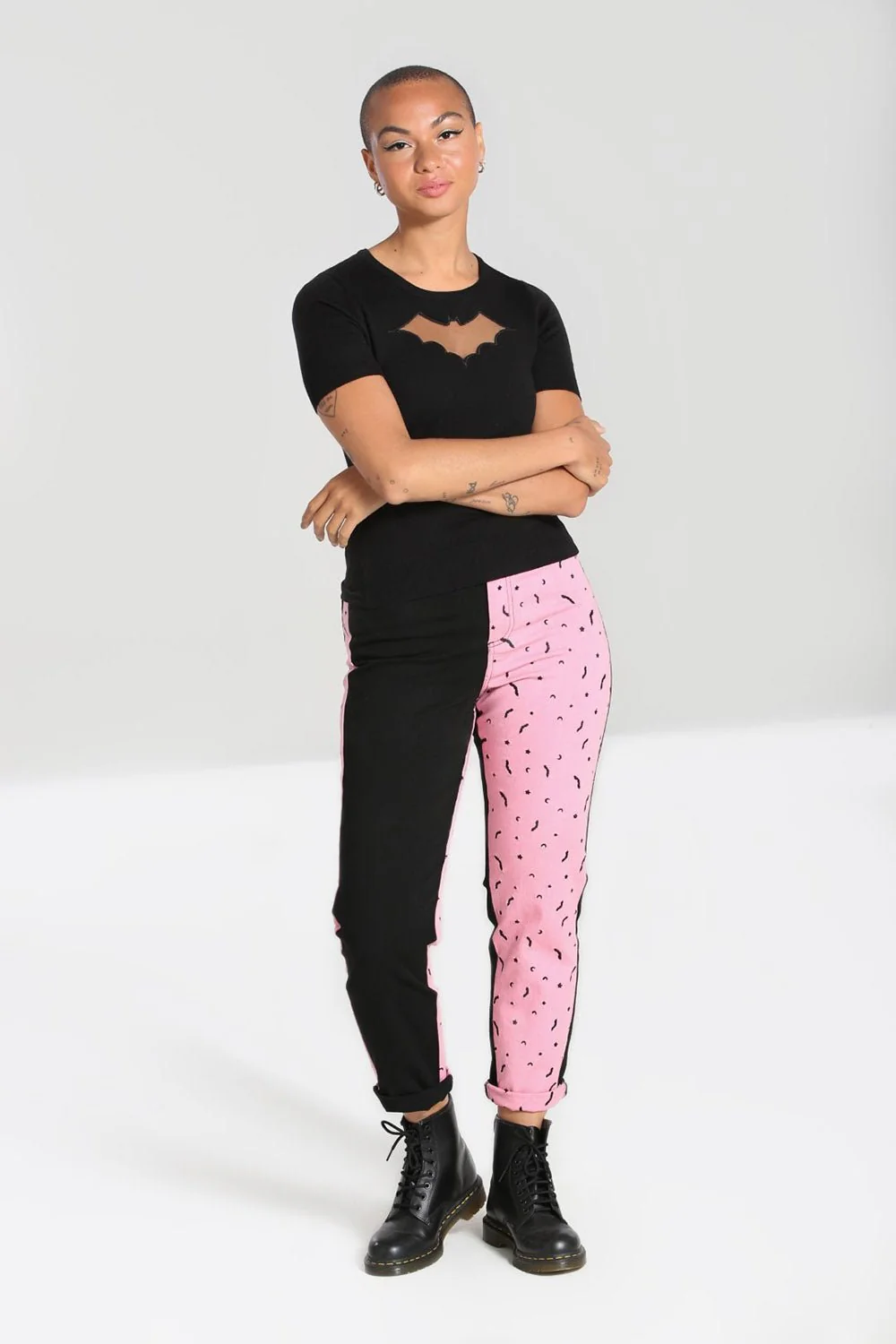 Duo Bat Jeans [PINK] - Image 3