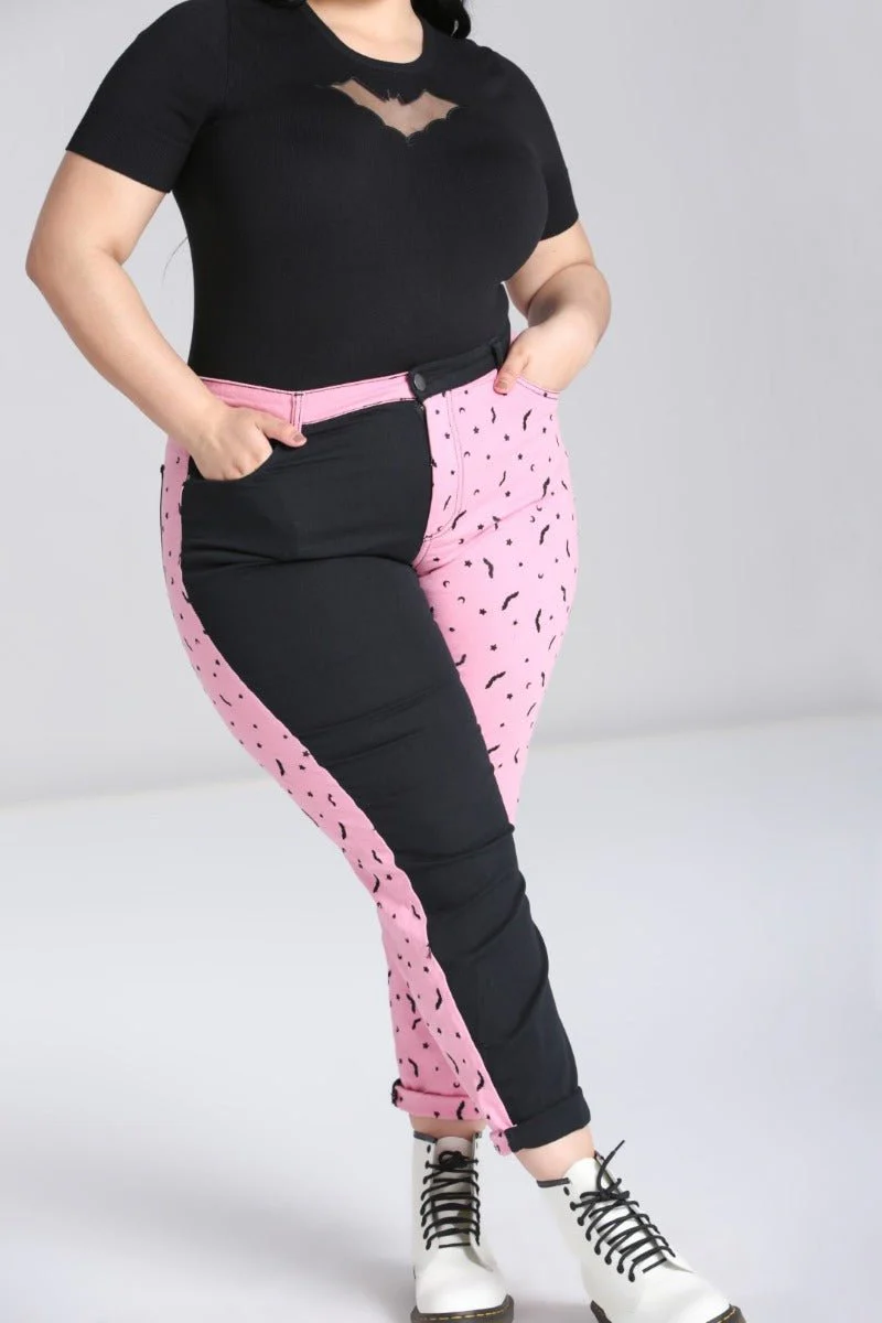 Duo Bat Jeans [PINK] - Image 5