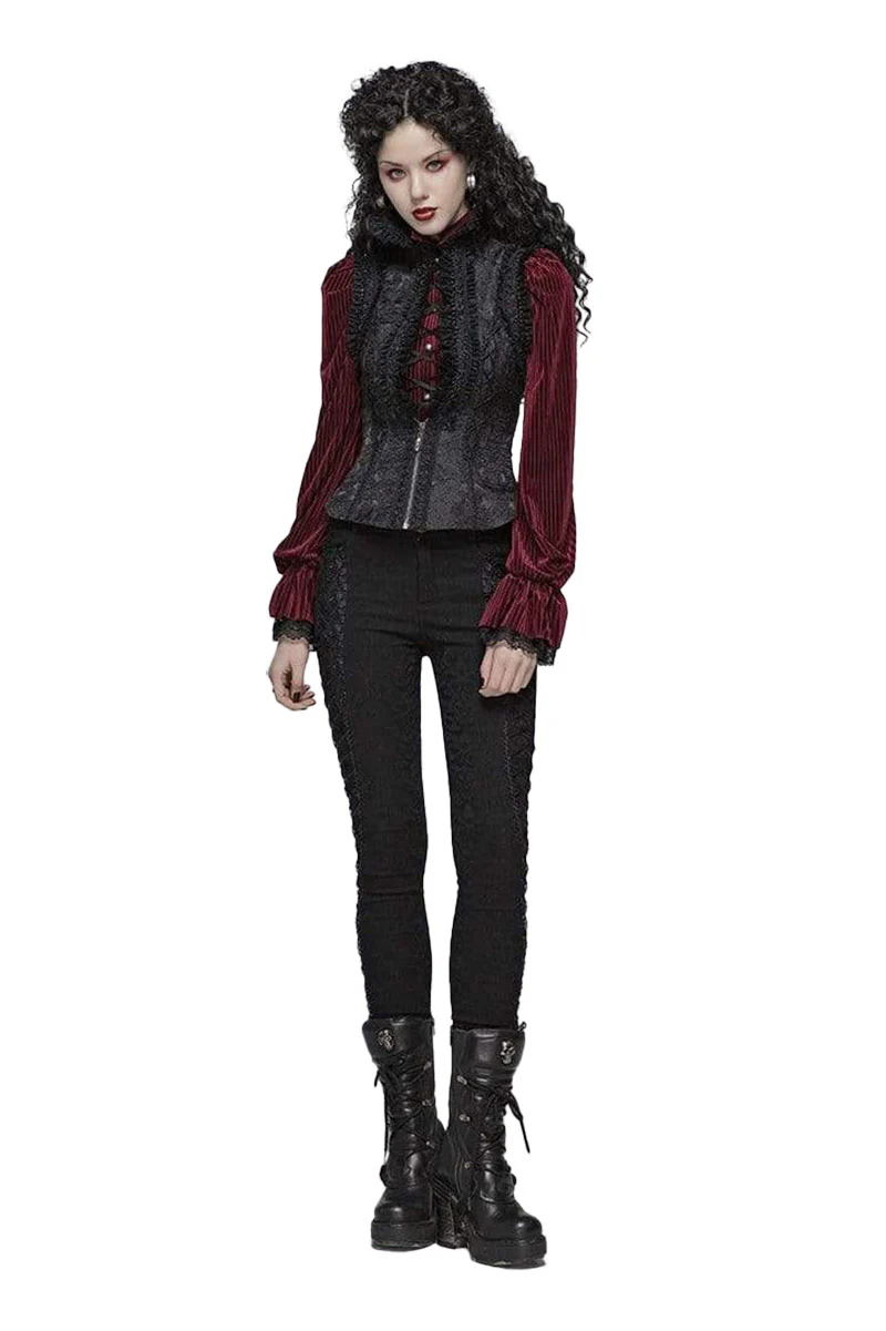 Ebonsmoke Ruffled Waistcoat - Image 5