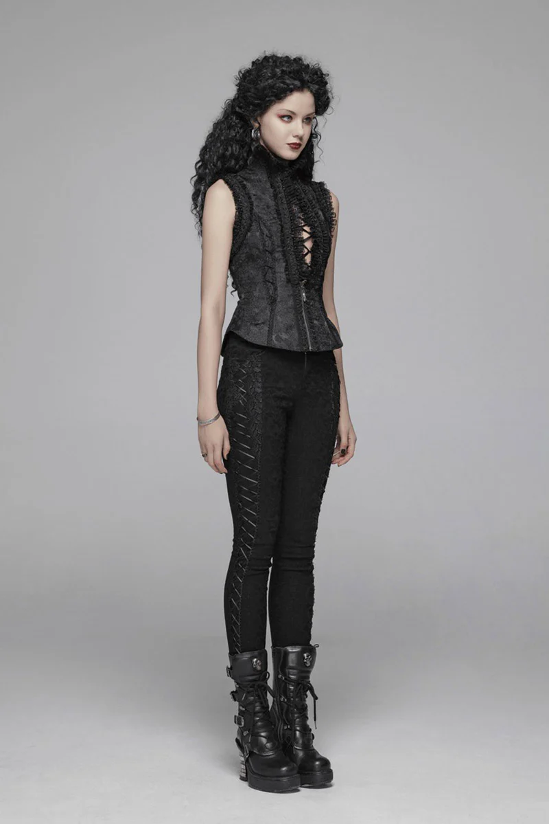 Ebonsmoke Ruffled Waistcoat - Image 6