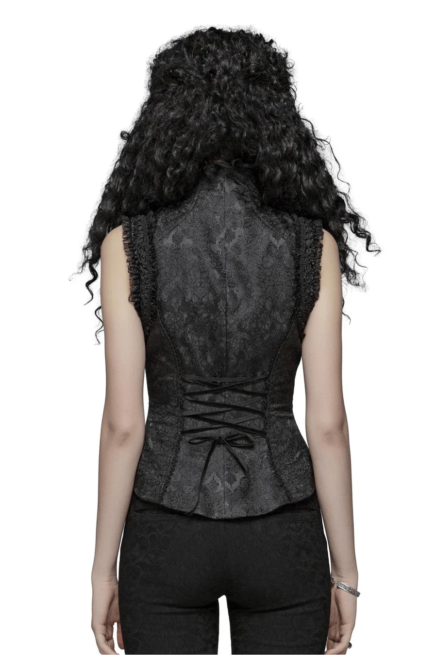 Ebonsmoke Ruffled Waistcoat - Image 8