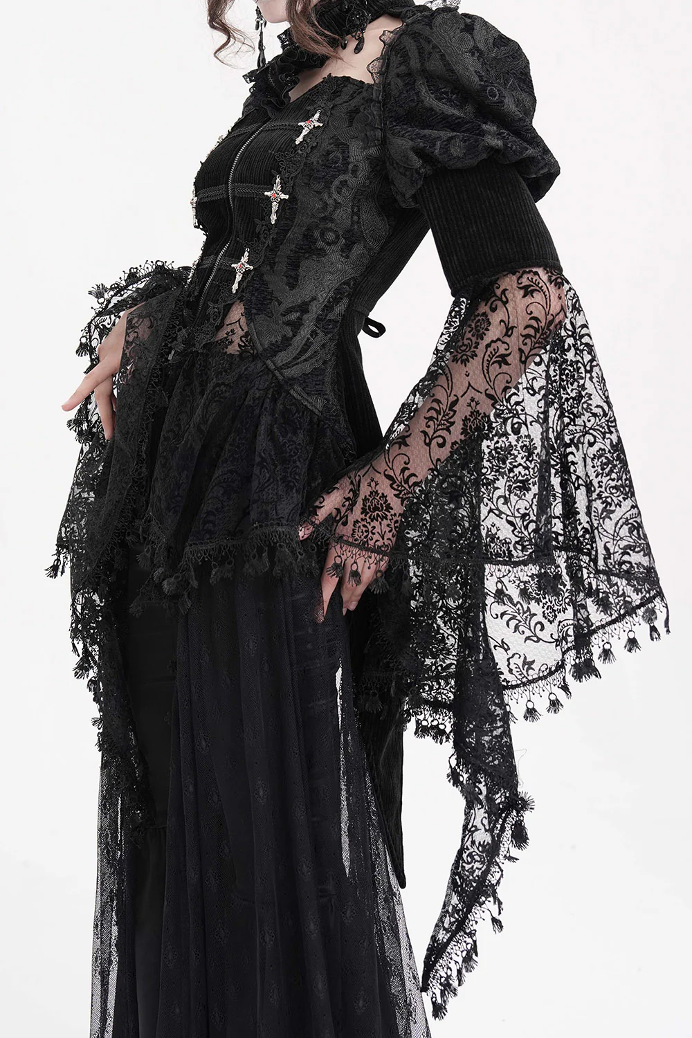 Nosferatum Vampire Goth Jacket - Image 5