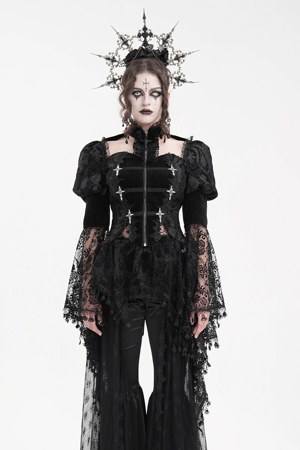 Nosferatum Vampire Goth Jacket - Image 6