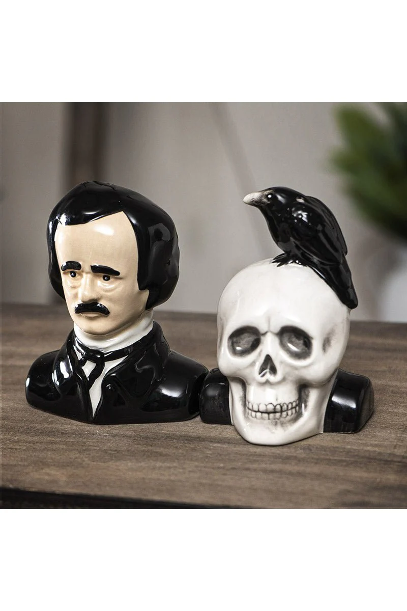 Edgar Allan Poe Salt & Pepper Shaker Set - Image 2