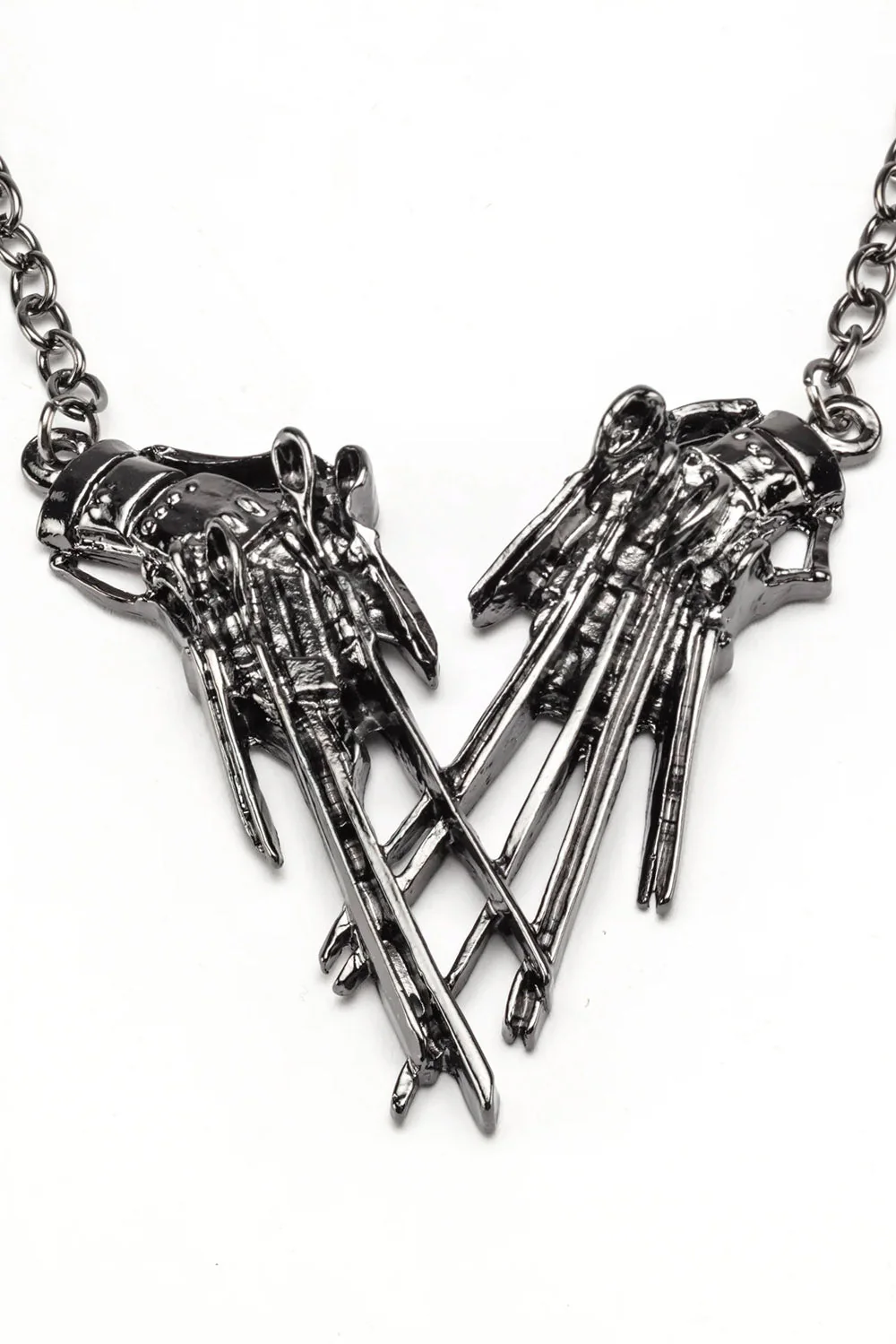 Edward Scissorhands Hands Necklace - Image 3