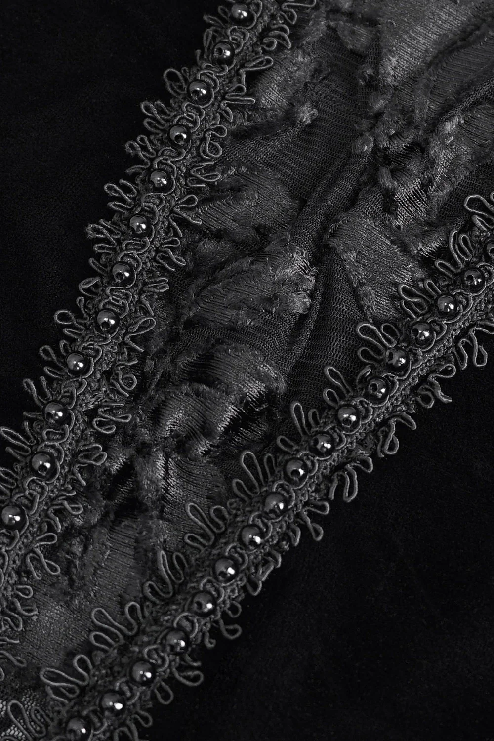 Edwardian Flared Sleeve Velvet Top - Image 11