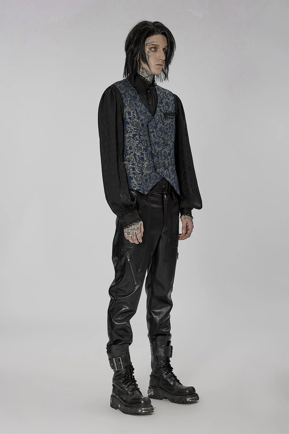 Edwardian Gloom Waistcoat [Corpse Blue] - Image 3