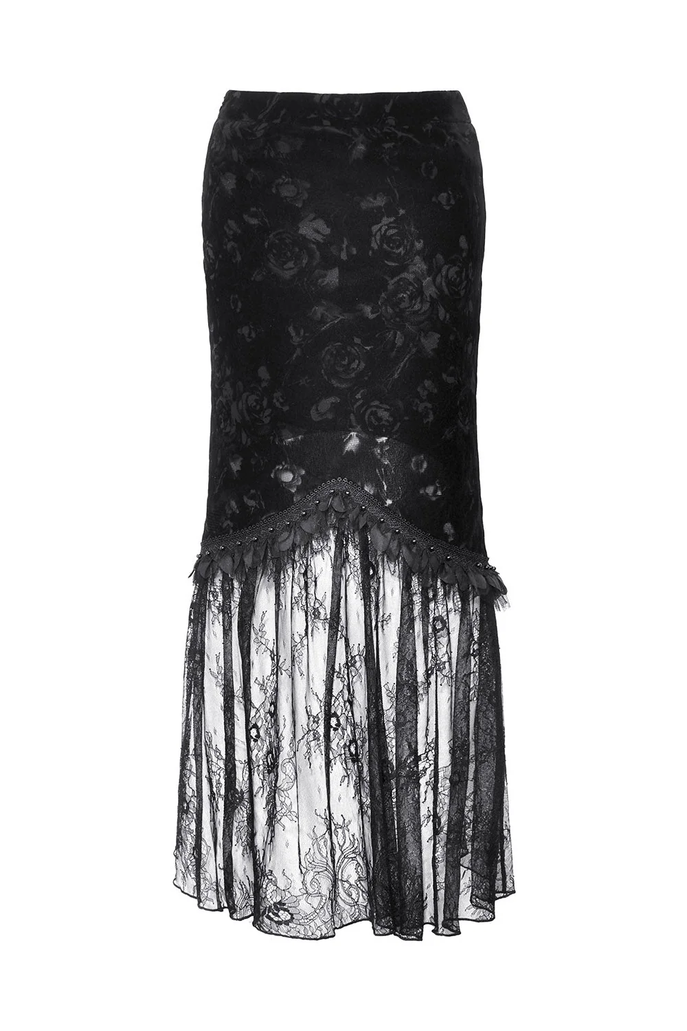 Edwardian Rose Fishtail Skirt - Image 8