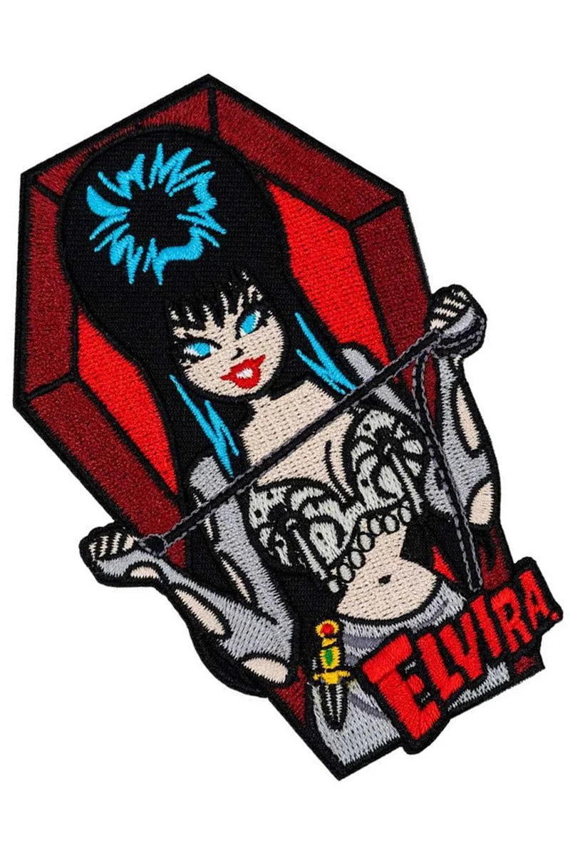 Elvira Coffin Spiders Patch - Image 2