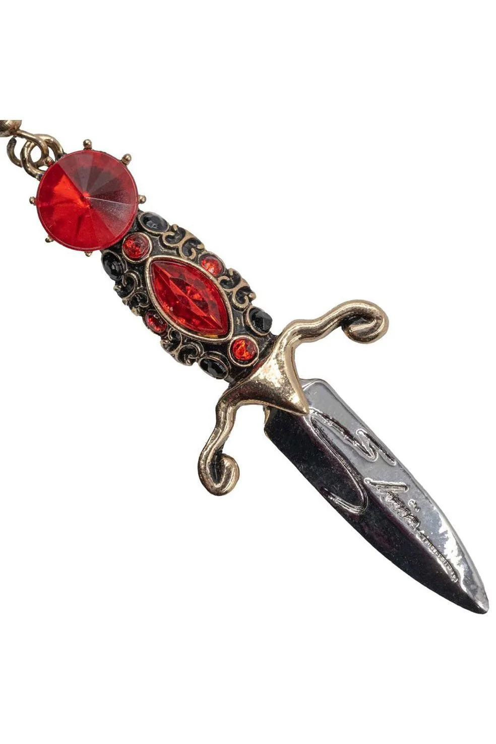 Elvira Dagger Earrings [RED] - Image 4