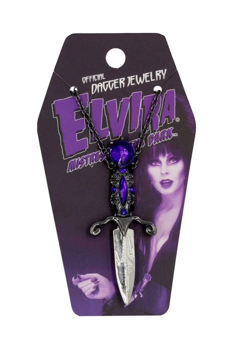 Elvira Dagger Necklace [PURPLE] - Image 2