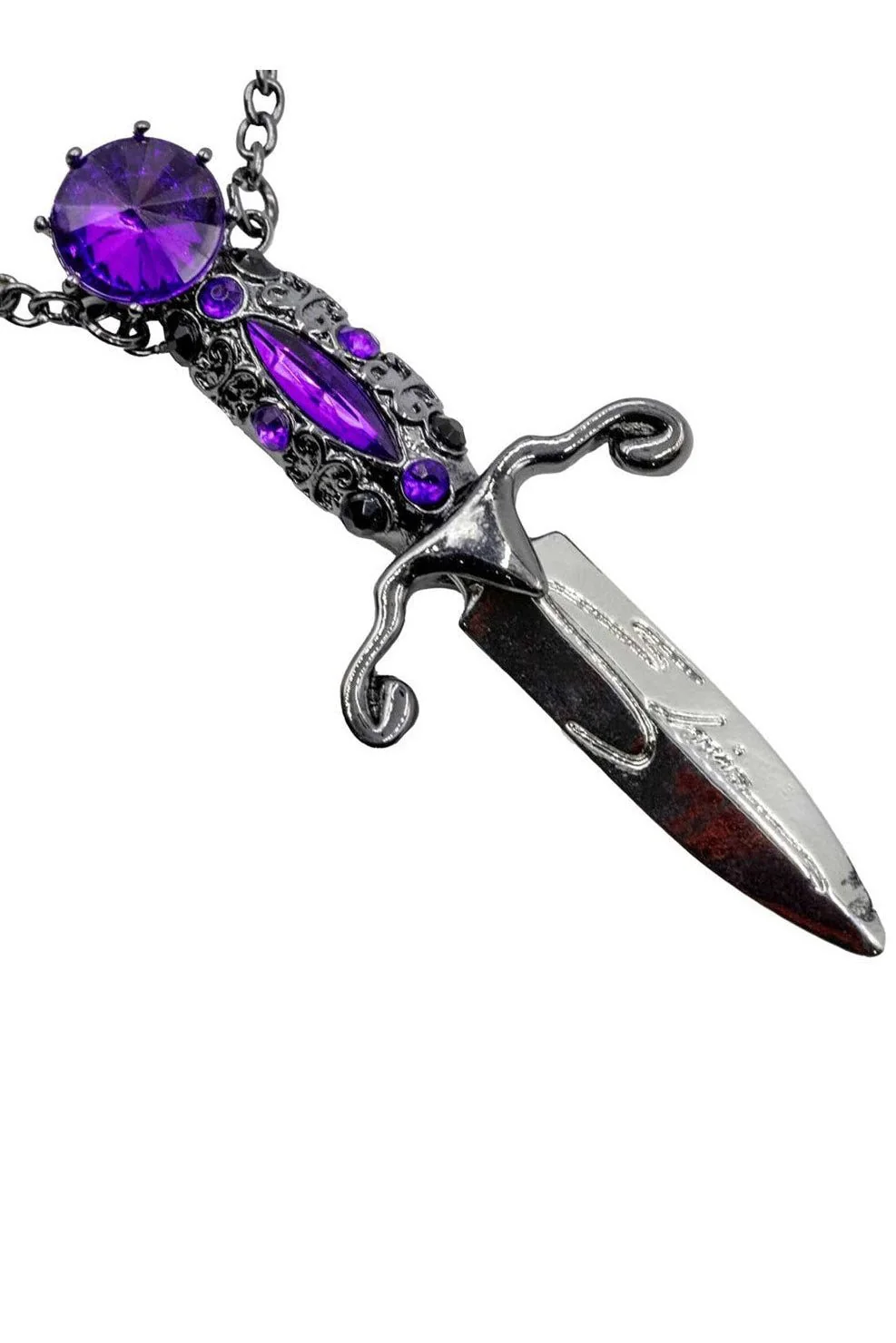 Elvira Dagger Necklace [PURPLE] - Image 4