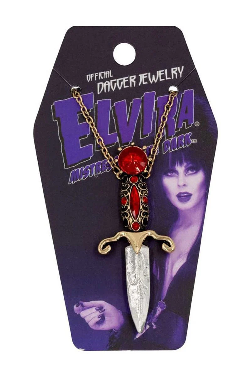 Elvira Dagger Necklace [RED] - Image 3