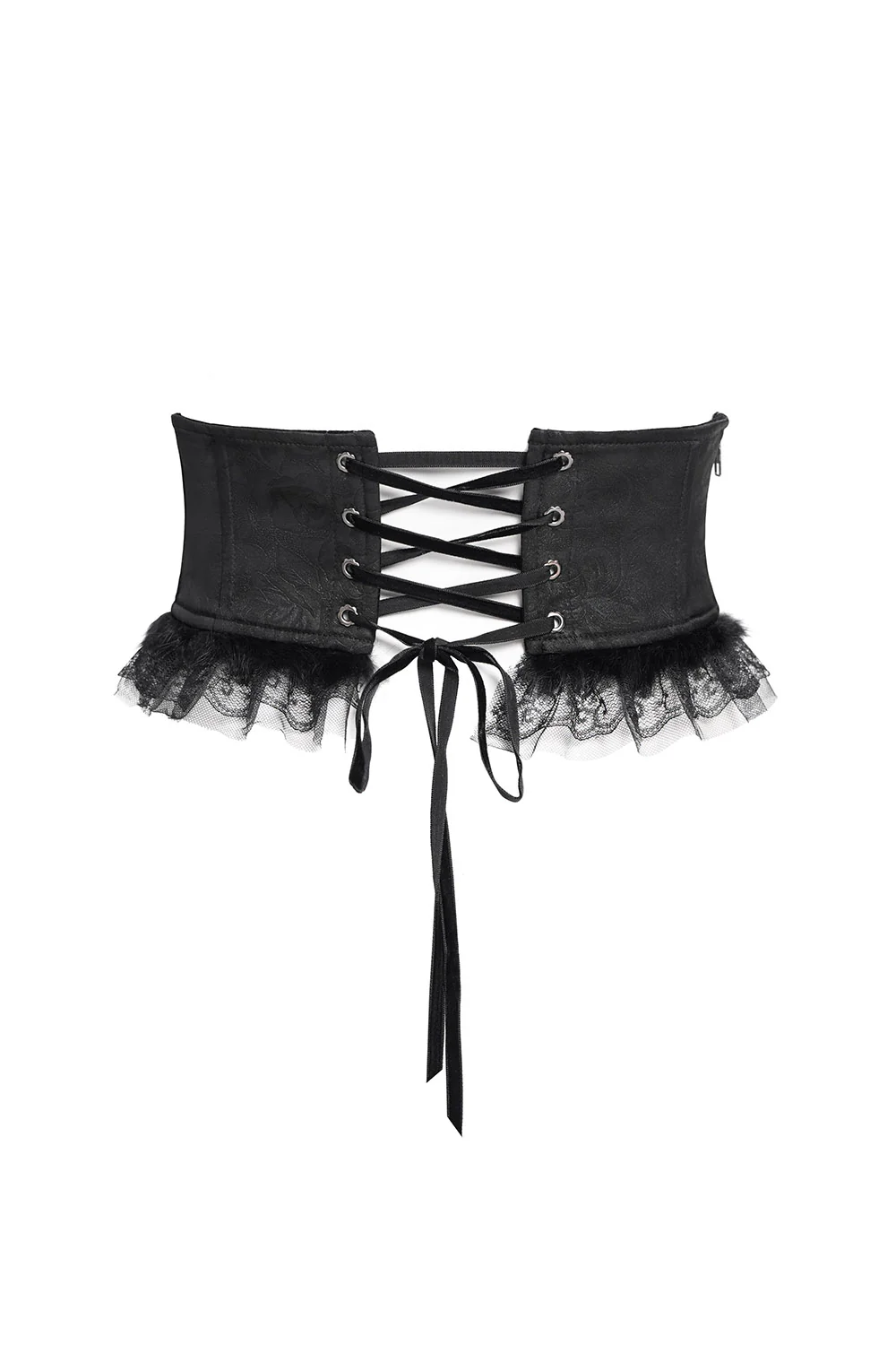 Embroidered Rosary Damask Corset - Image 7