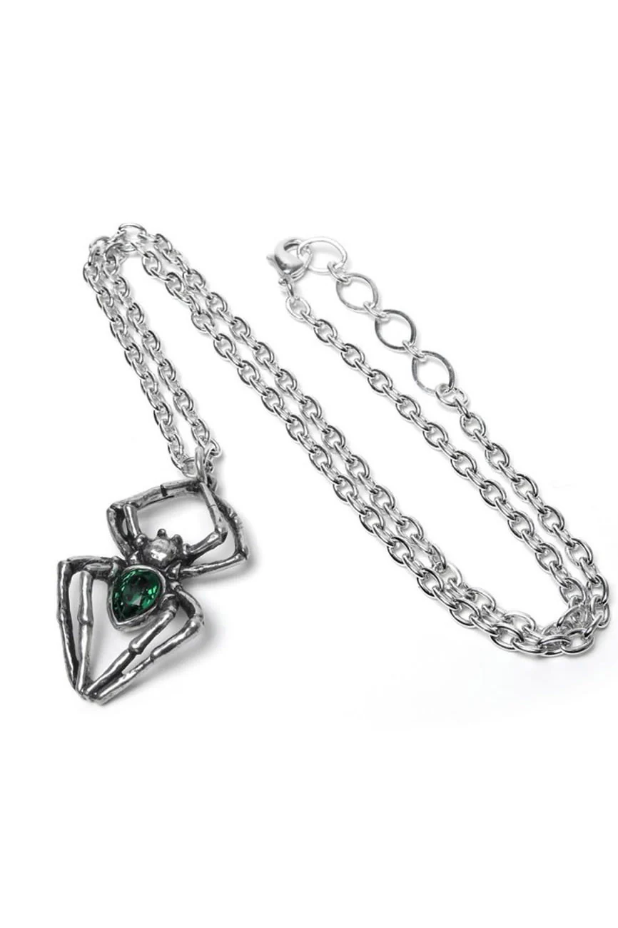 Emerald Spiderling Pendant - Image 3