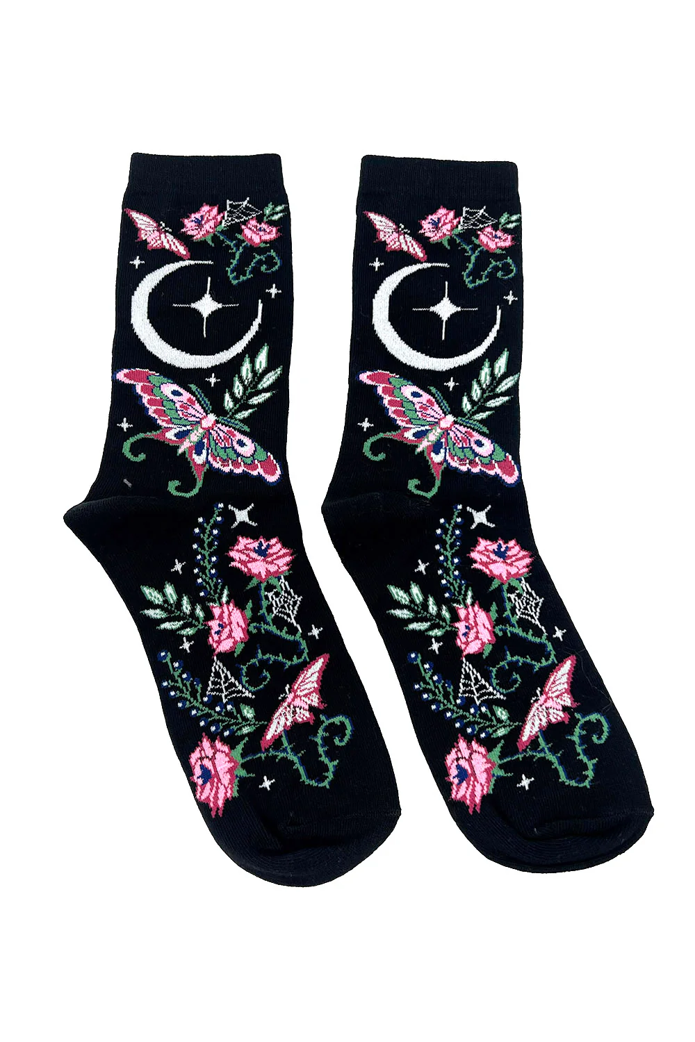 Enchanted Garden Luna Moth Socks