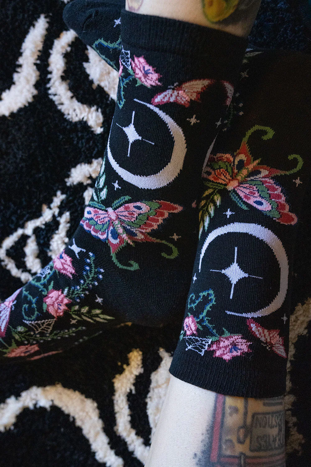 Enchanted Garden Luna Moth Socks - Image 2