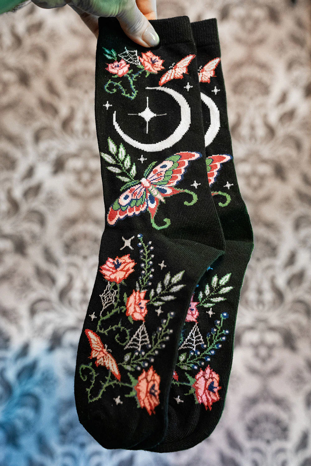 Enchanted Garden Luna Moth Socks - Image 4