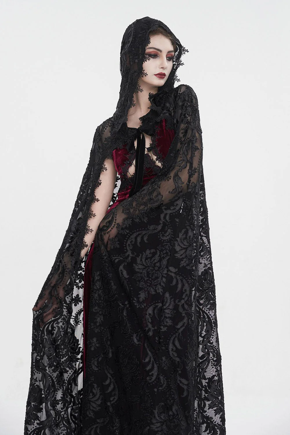 Enchanted Woods Flocked Cloak - Image 2