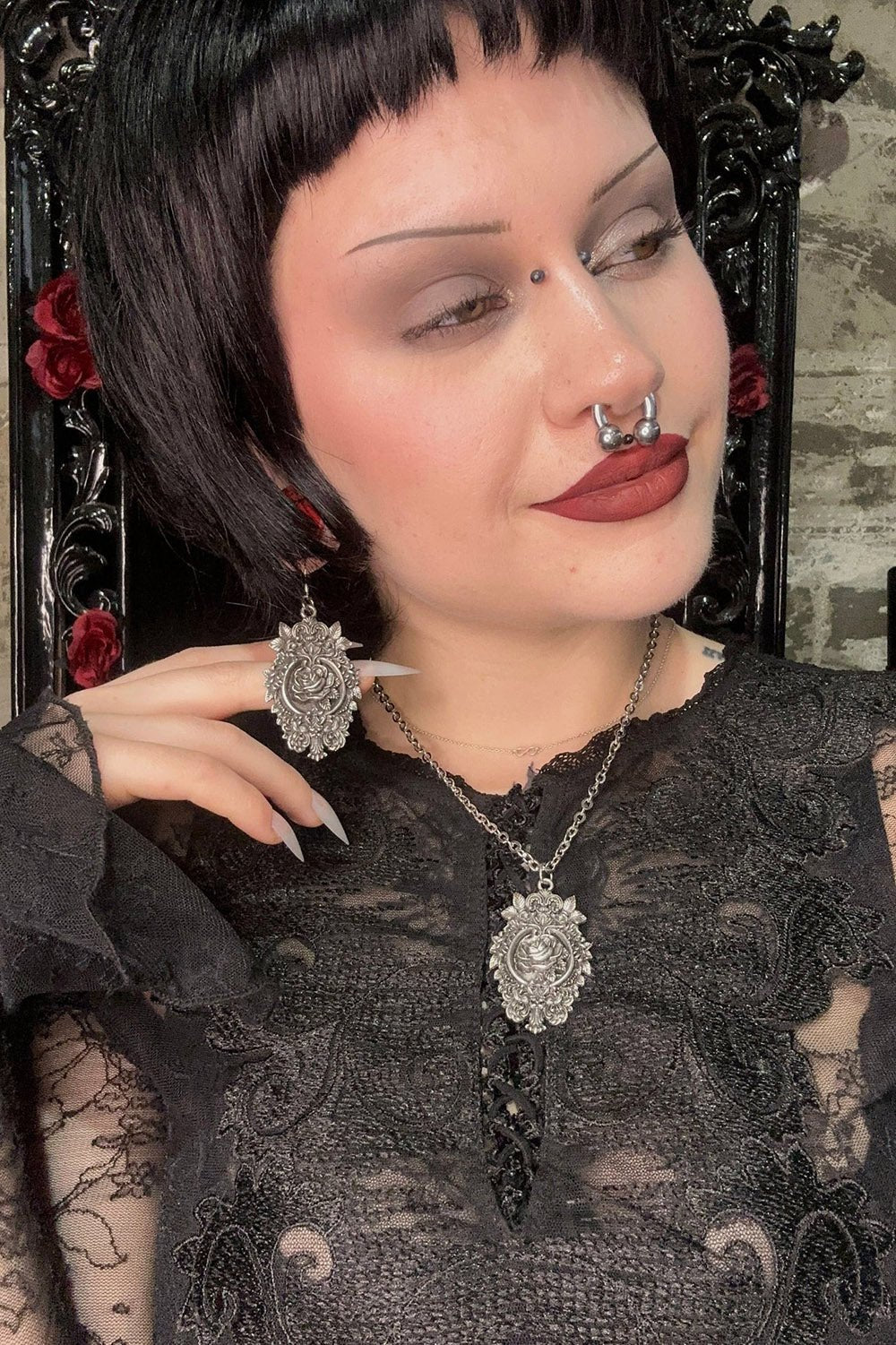 Eternal Rose Earrings - Image 5