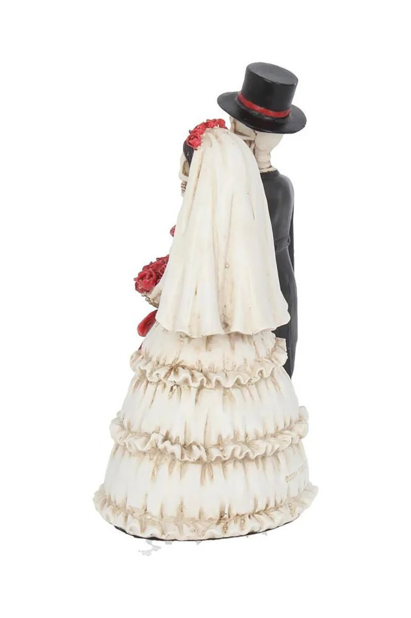 Eternally Yours Skeleton Wedding Statue - Image 5