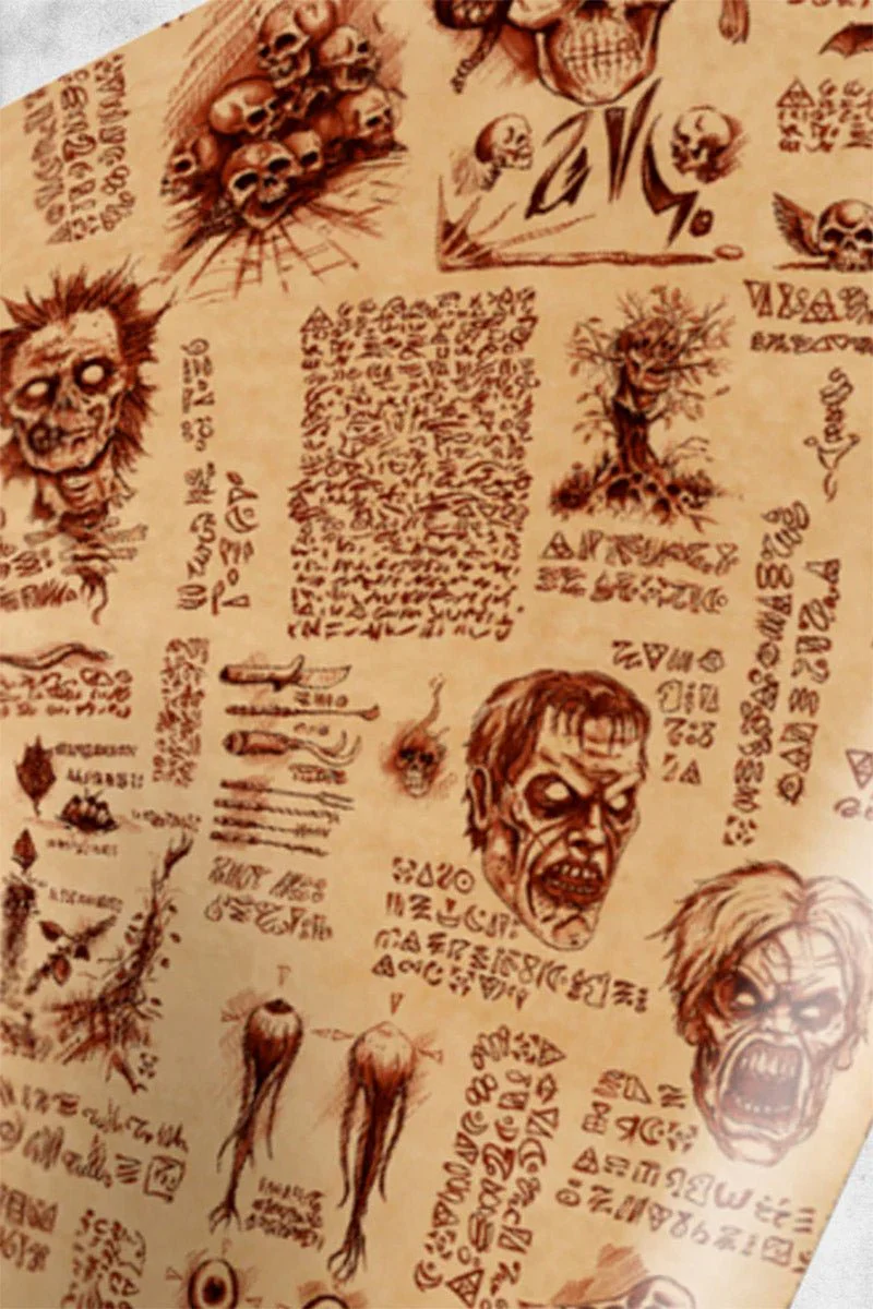 Evil Dead 2 Necronomicon Wrapping Paper - Image 2