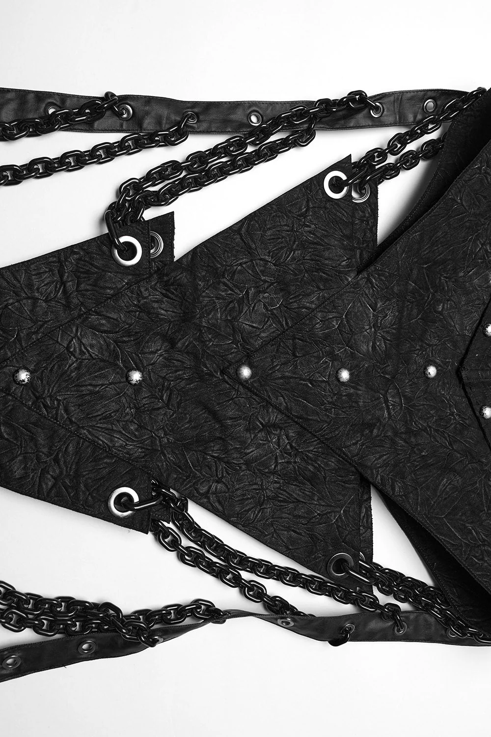 Executioner Eyelet Cutout Chain Skirt - Image 9