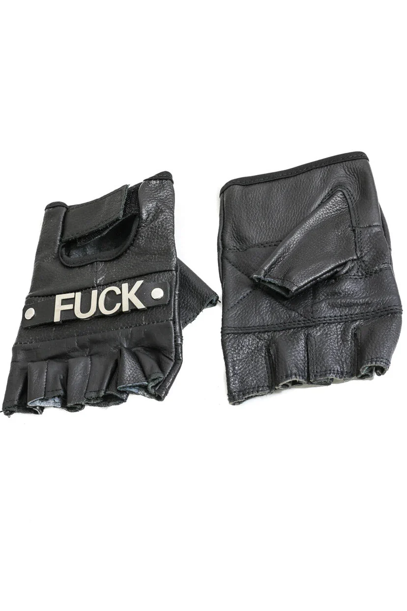 F*ck Off Leather Gloves - Image 4
