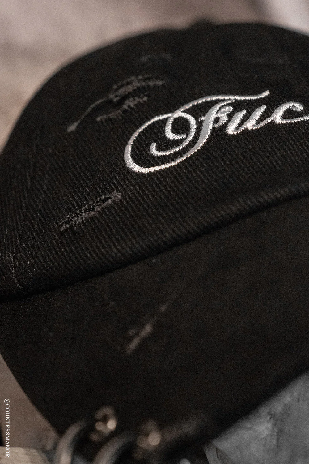 F*ck Off Pierced Baseball Cap - Image 5