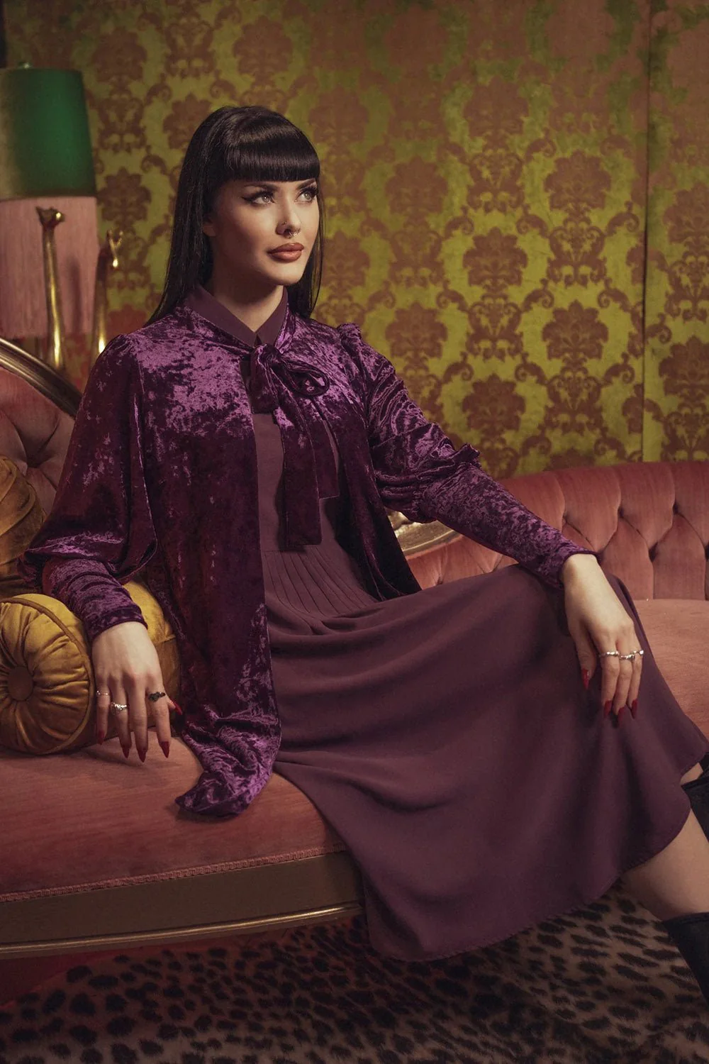 Facilier Cardigan [PURPLE] - Image 11