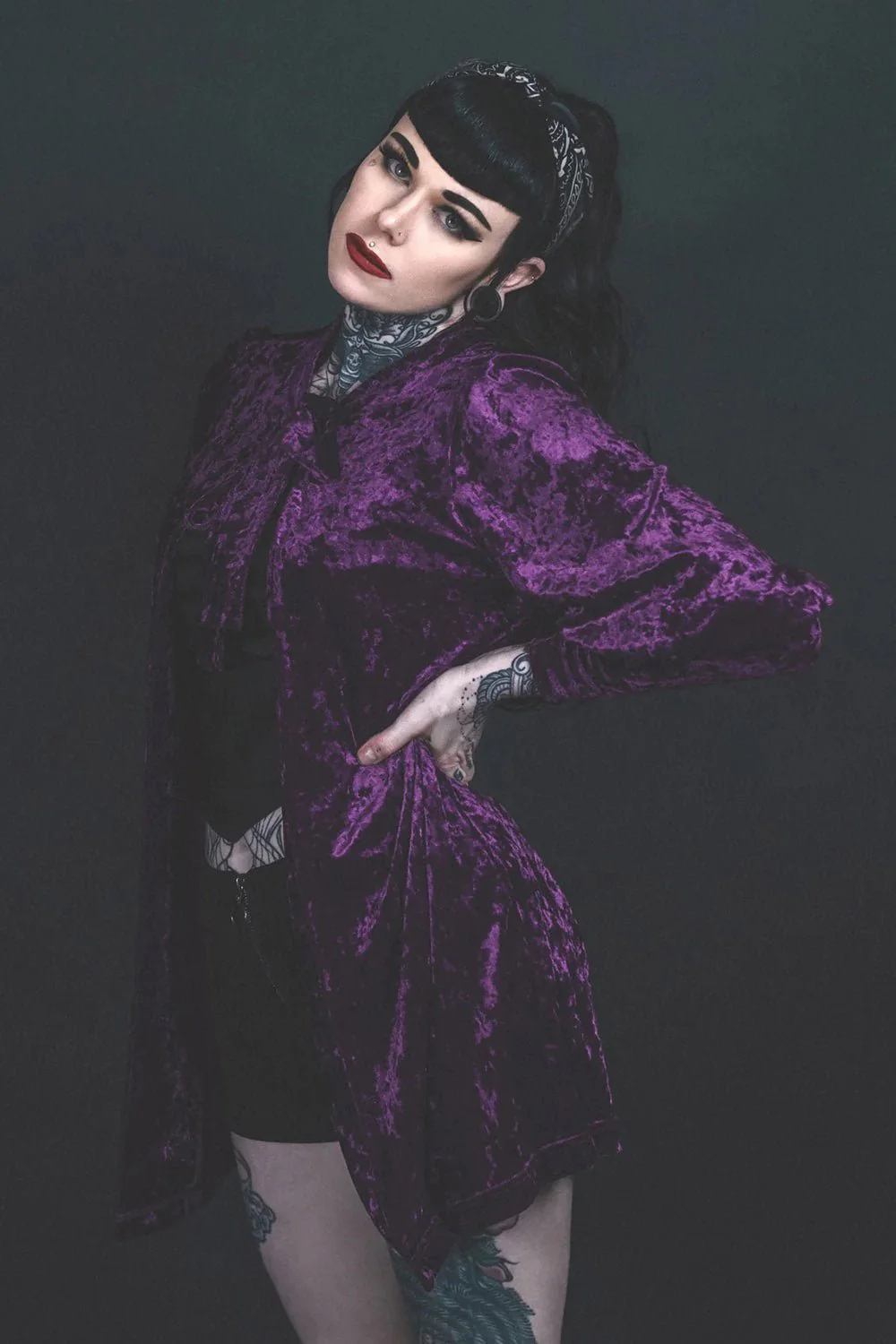 Facilier Cardigan [PURPLE] - Image 12