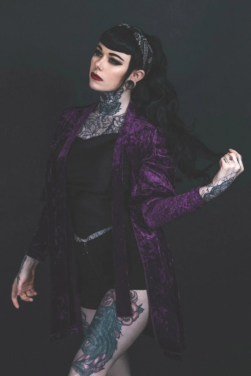Facilier Cardigan [PURPLE] - Image 5