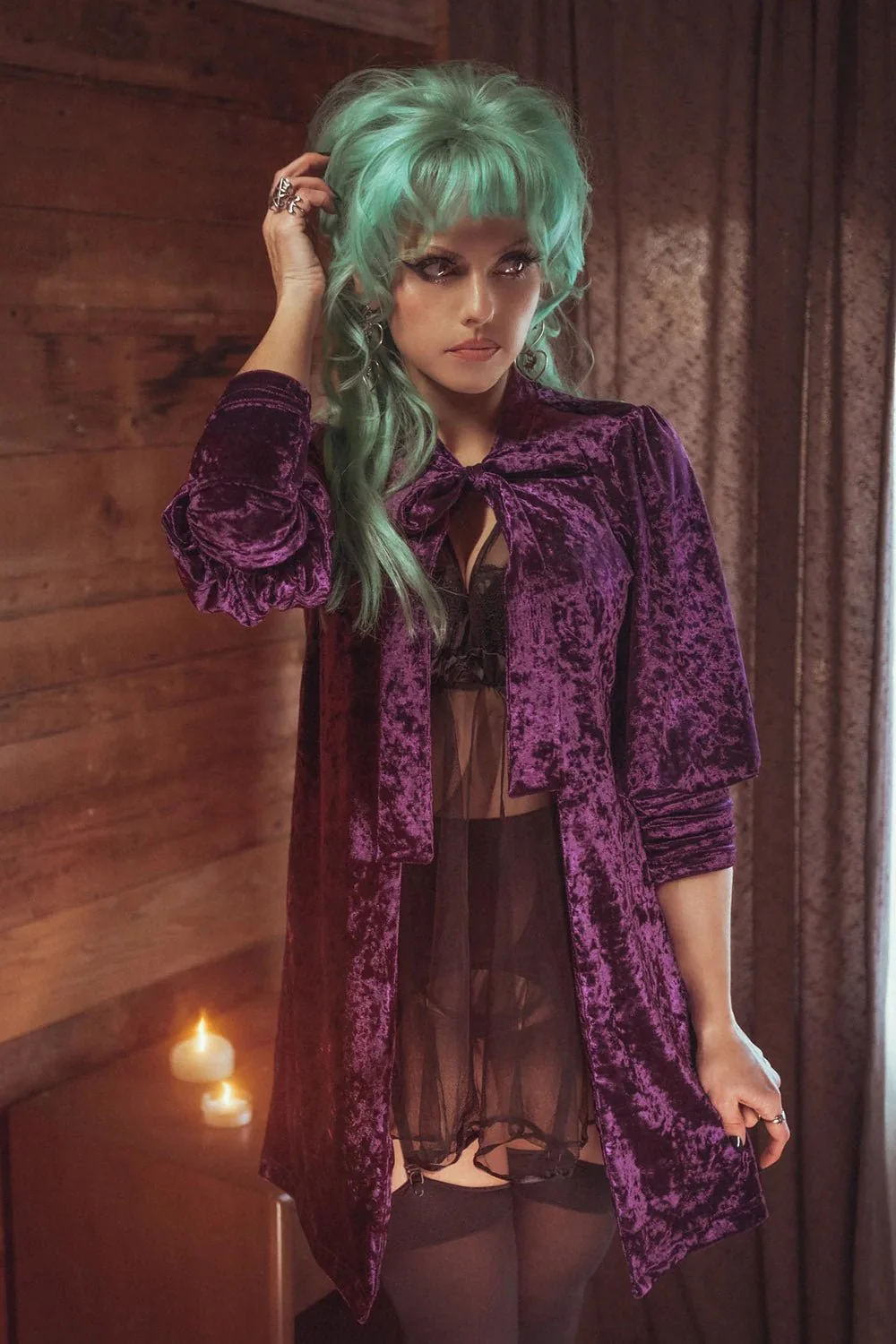 Facilier Cardigan [PURPLE] - Image 7