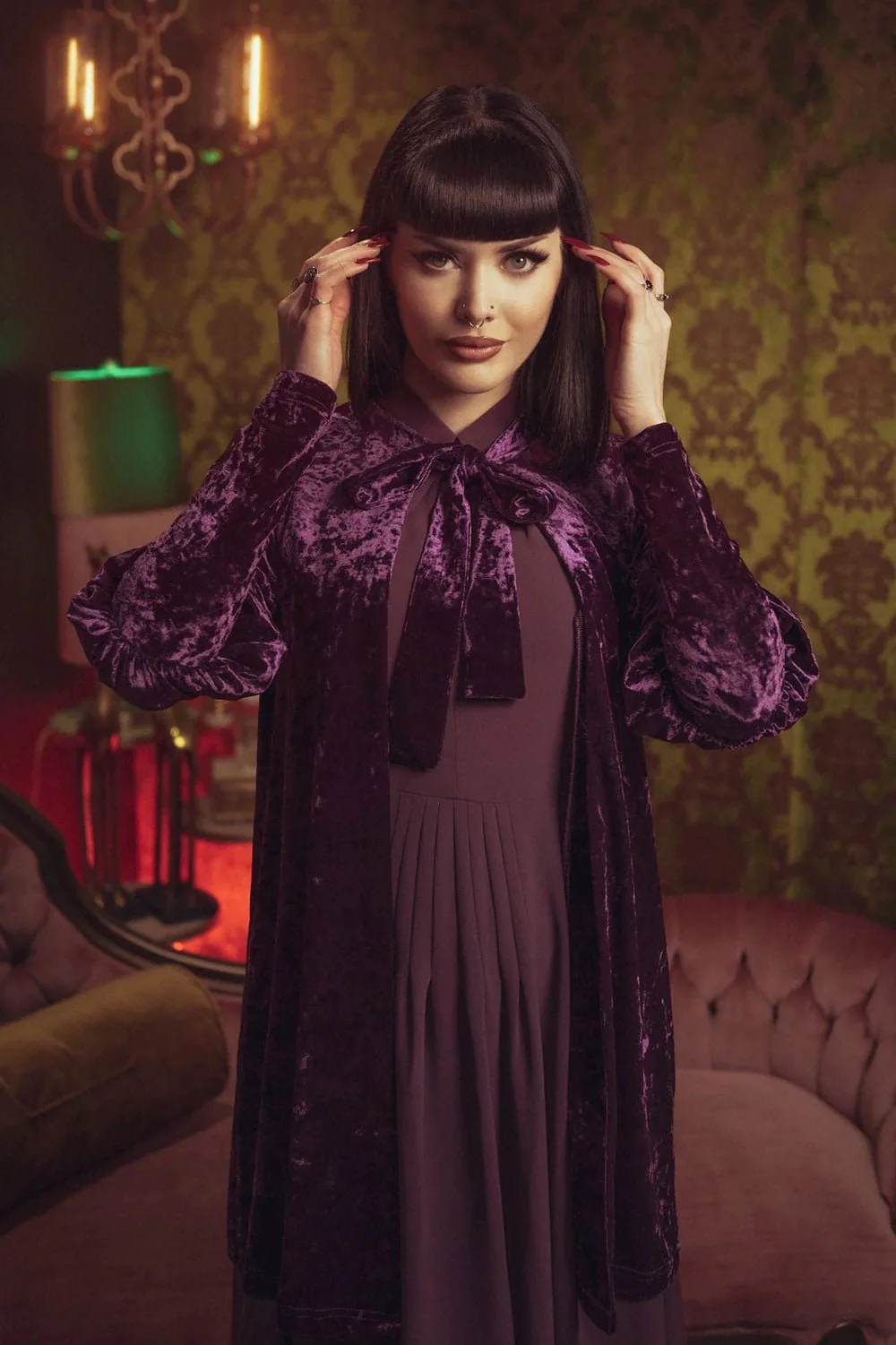 Facilier Cardigan [PURPLE] - Image 8