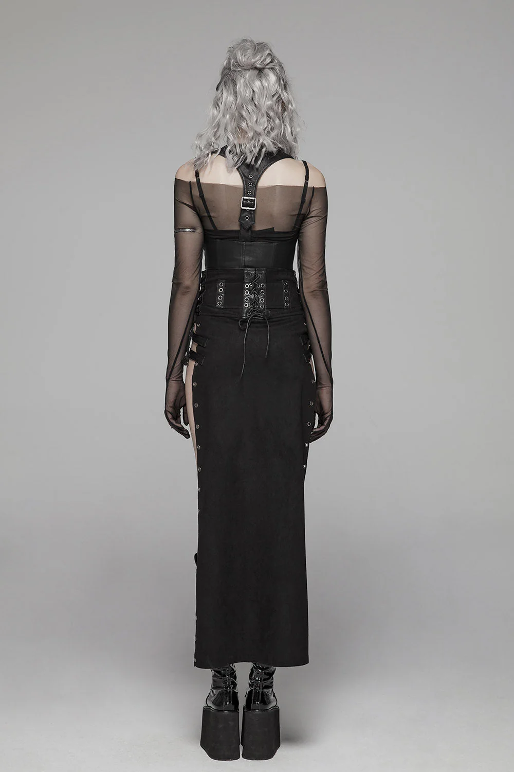 Fae Punk Slit Skirt - Image 4