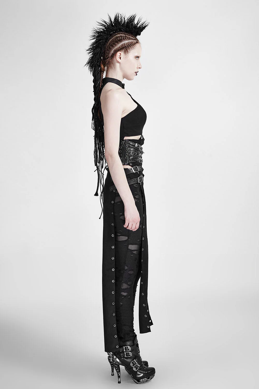 Fae Punk Slit Skirt - Image 5
