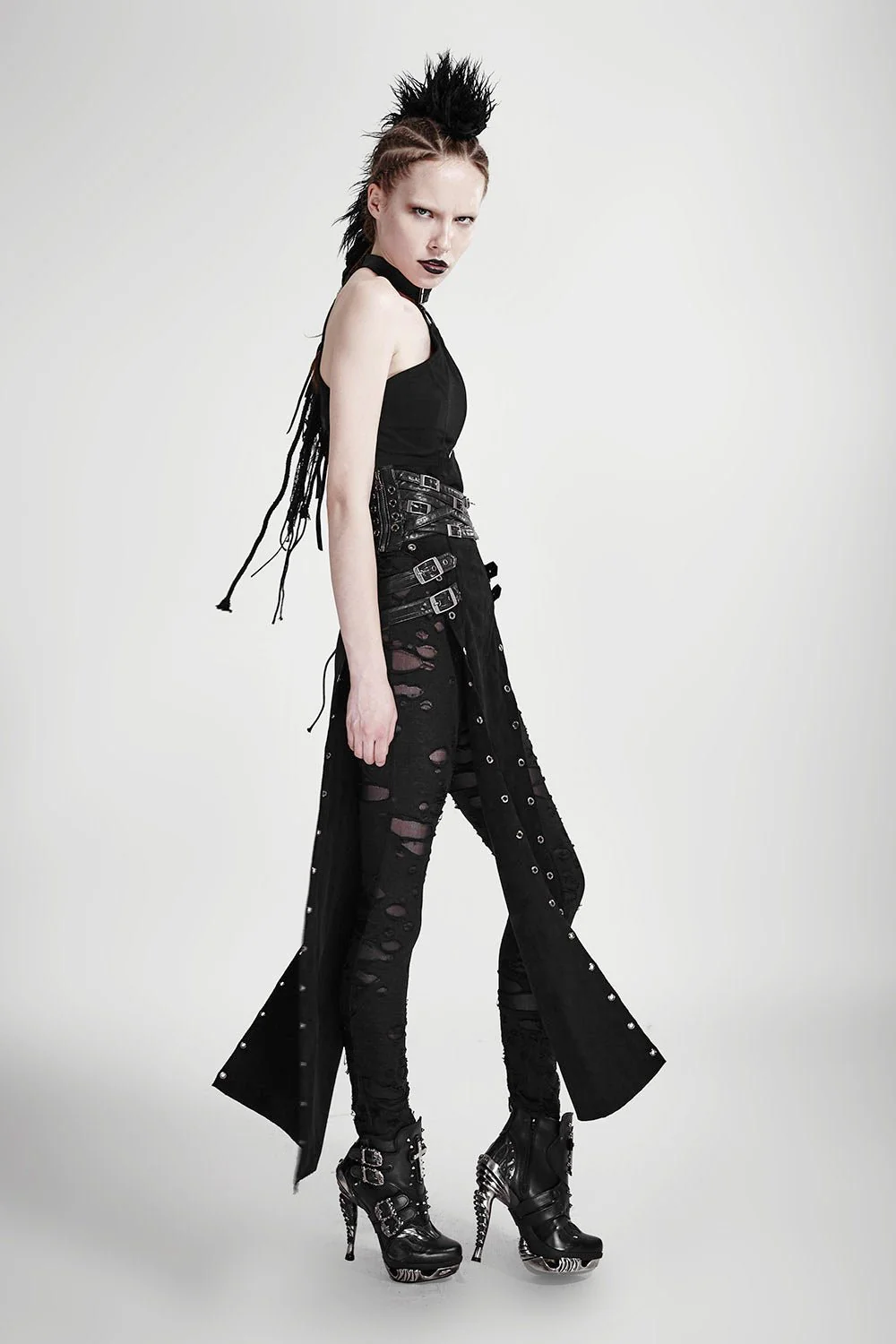 Fae Punk Slit Skirt - Image 8